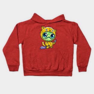 doodle monster costume Kids Hoodie